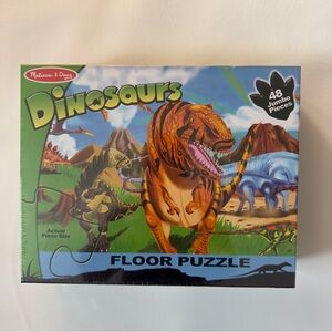 Melissa & Doug Dinosaurs Extra Large Floor Puzzle  Brand New / Factory Sealed